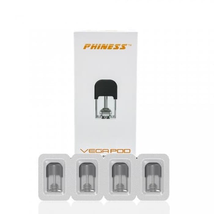 Phiness Vega Replacement Pod Cartridge Isi 4 Pcs Authentic