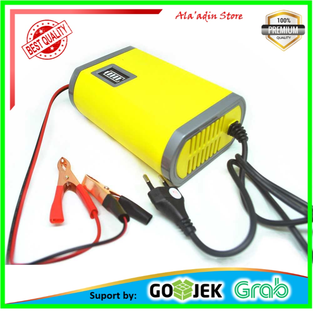 Taffware Charger Aki Portable Motorcycle Car Battery 6A 12V - FBC1206D