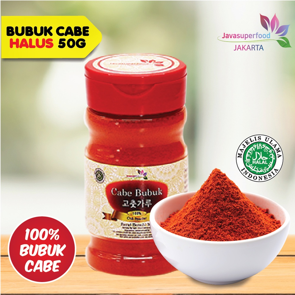 Bubuk Cabe Halus Korea 50g JAVA SUPER FOOD (BTL) /Chili Powder Korea Soft 50g