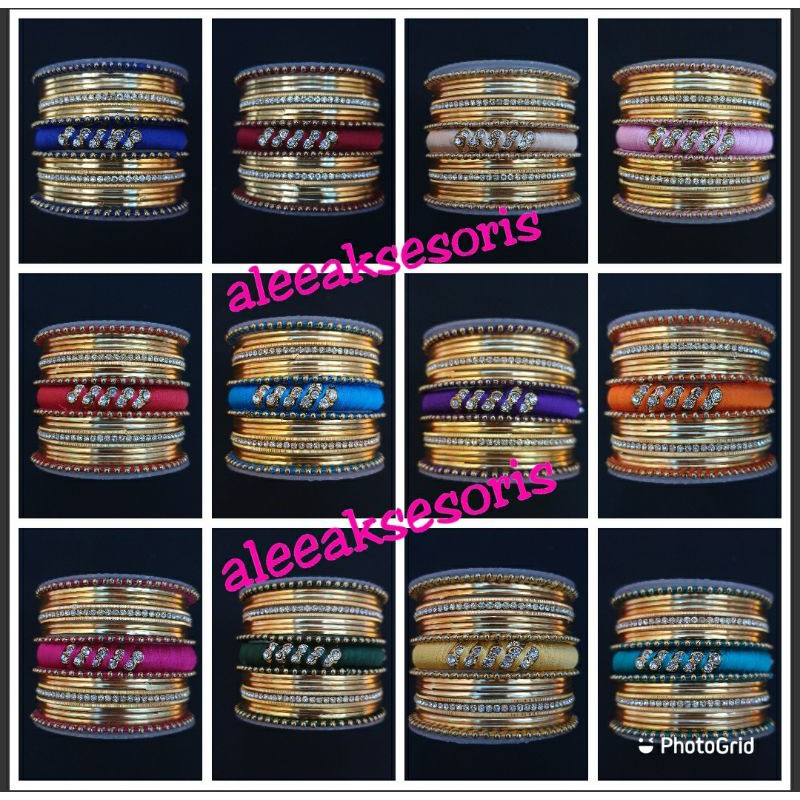 gelang pengantin india/gelang india/gelang bridal/aksesoris india