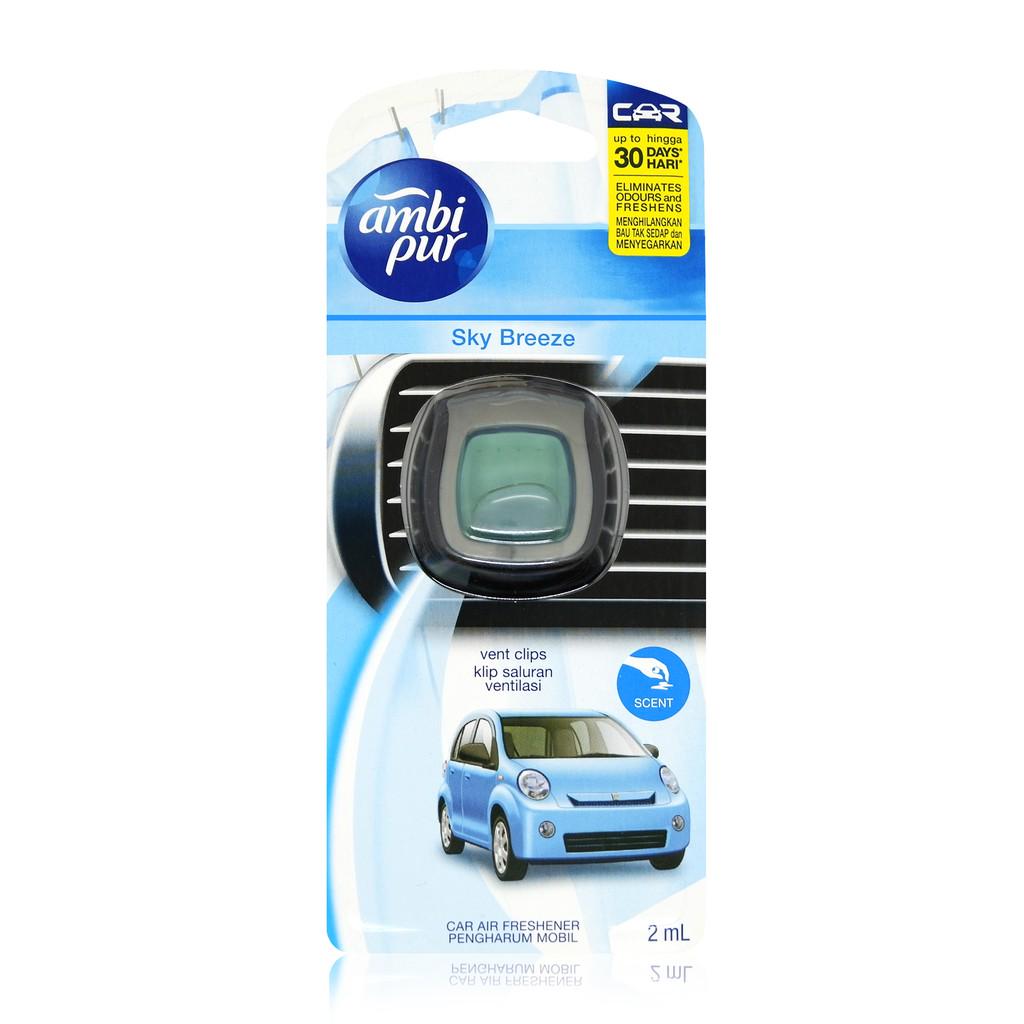 Parfum Mobil Pengharum Ruangan Pewangi Mobil Mini Vent Clip Sky Breeze 2 ml x 2 Pcs