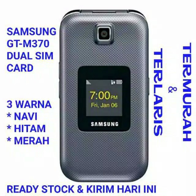 Handphone Samsung Flip GT-M370 Dual SIM