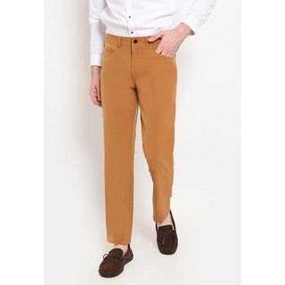  Jobb  Active Travis Celana  Panjang  Modern Slim Fit Mustard 