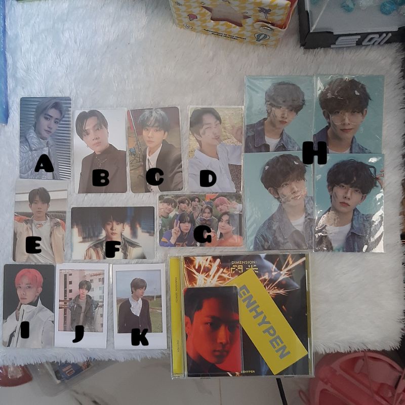 READY OFFICIAL PHOTOCARD ENHYPEN JUNGWON HEESEUNG SUNGHOON JAY + ALBUM FULLSET ANSWER YET AND NO