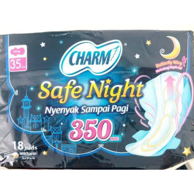 Charm Safe Night Wing 18pads 35cm