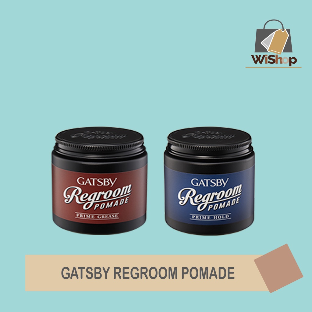 GATSBY REGROOM POMADE PRIME GREASE & PRIME HOLD