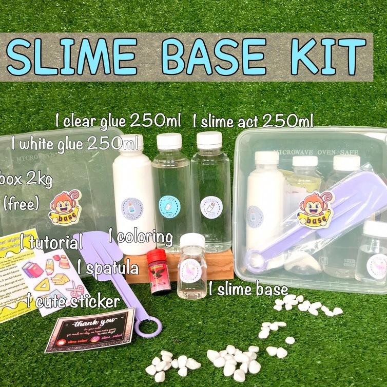 3.3 STOK READY  paket slime base kit | slime kit lengkap murah | paket slime lengkap | slime salad