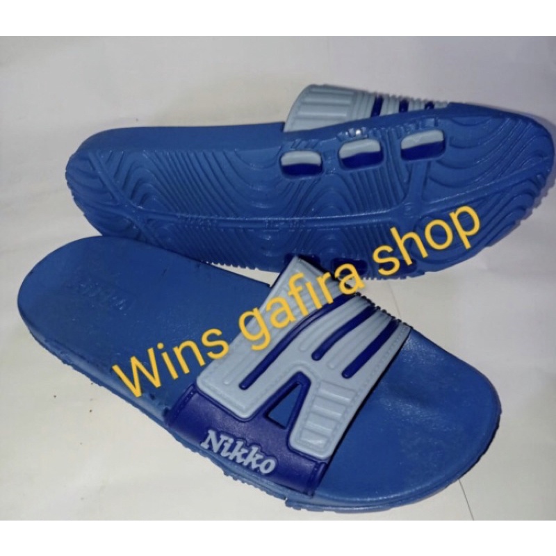 sandal nikko 604 I karet pvc PRIA MURAH bukan att new era walker bukan nikko 8151 8152SANDAL SLIDE SLOP KARET PRIA DEWASA