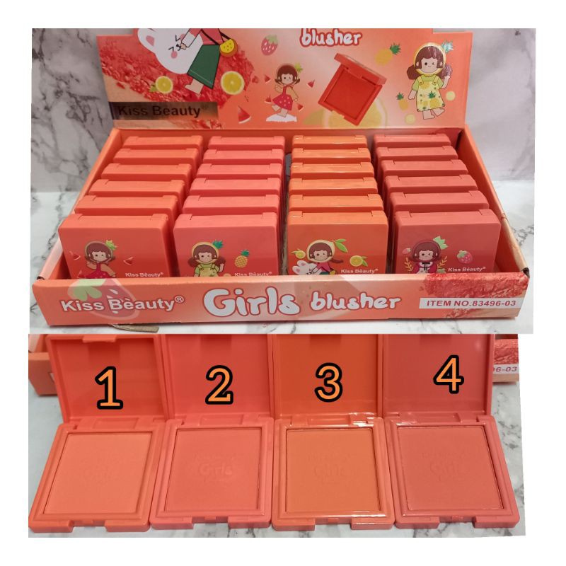 BLUSHER KISS BEAUTY GIRLS NO.83496-03