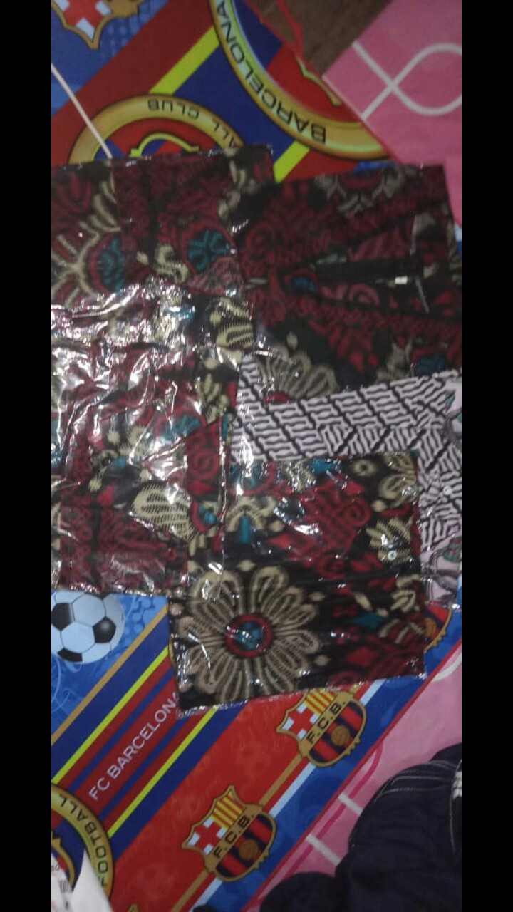 Maura Couple Sania Ruffle Batik Couple Ori .