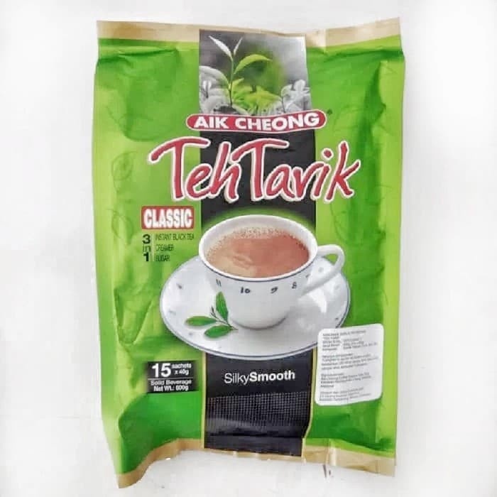 

B062 Aik Cheong Teh Tarik 3 In 1 Classic Milk Tea Beverage 15 X 40G (600G) g054S