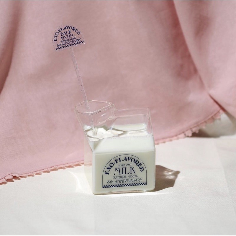 EXO NCT ANNIVERSARY GOODS MILK GLASS TEA CSEA