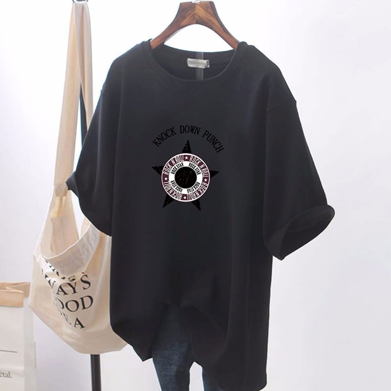 Knock Tshirt / Kaos Wanita / Oversize Tshirt / Atasan Wanita