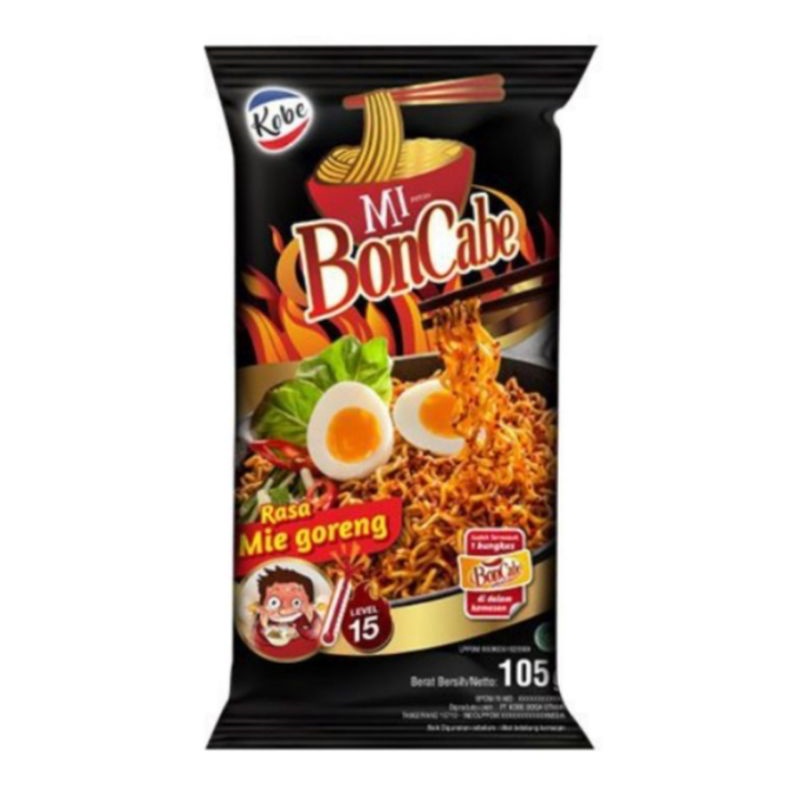 

mie bon cabe pedas mie goreng