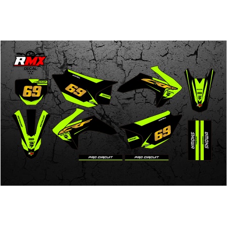 DECAL CRF 230 FULLBODY (004) DEKAL STIKER CRF 230 F 150F 230F 2015 2016 2017 2018 2019 2020 2021 202