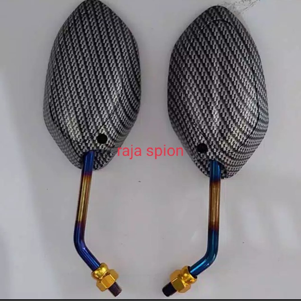 SPION BEAT CARBON GAGGANG PELANGI/SPION Thailook honda dan yamaha pnp