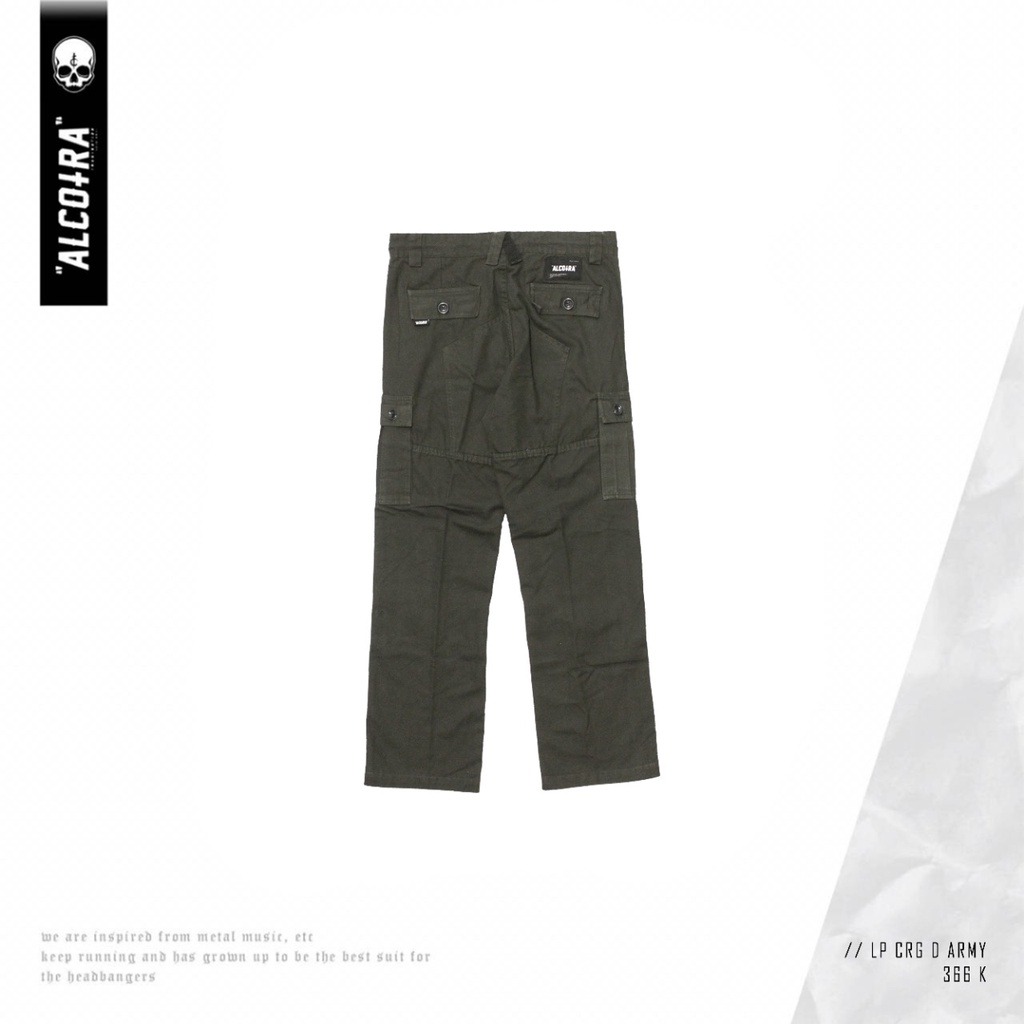 LP CARGO D ARMY #2 // LONG PANTS CARGO DARK ARMY