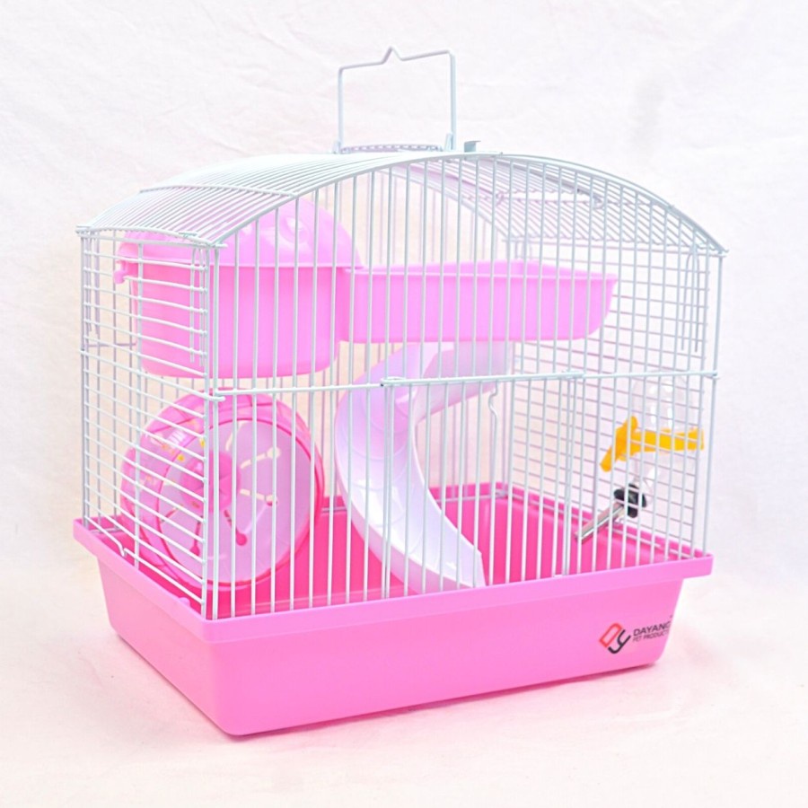 Kandang Hamster 2 Tingkat Lantai Besar Rumah Sugar Glider Landak Mini-1