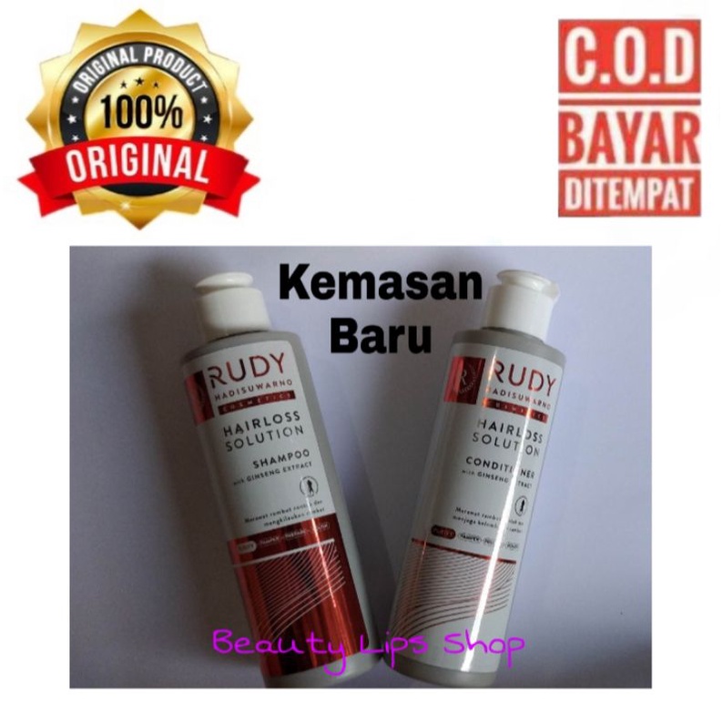 Paket Rudi Hadisuwarno 2 in 1 ( Shampo 200 ml + Conditioner 200 ml ) Rudy Untuk Rambut Rontok Original 100%