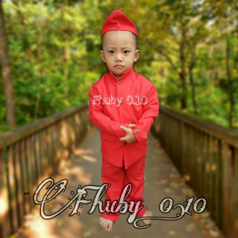 Setelan Beskap Basofi Anak / Beskap Anak / Beskap Baby / Beskap Bayi Balita