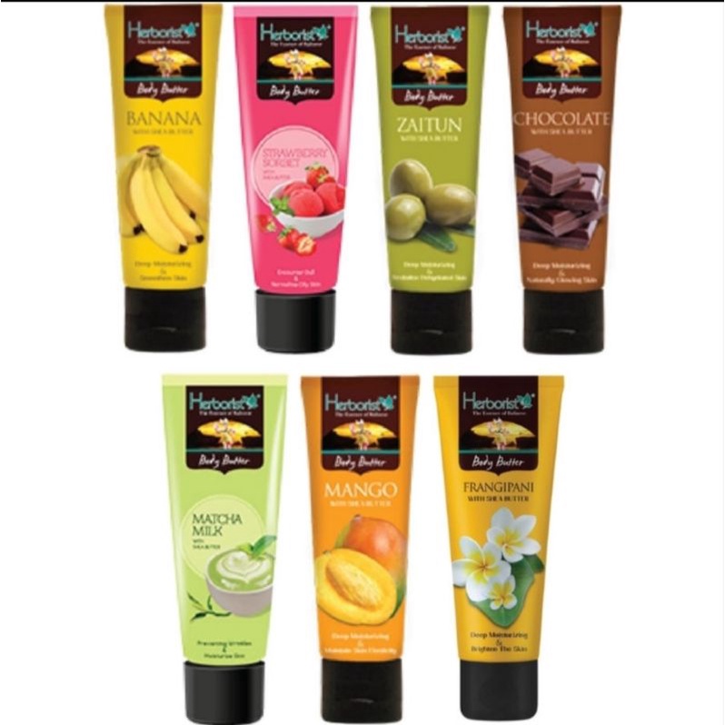 HERBORIST BODY BUTTER/ HERBORIST/ BODY BUTTER 80GR/ BODY LOTION BUTTER