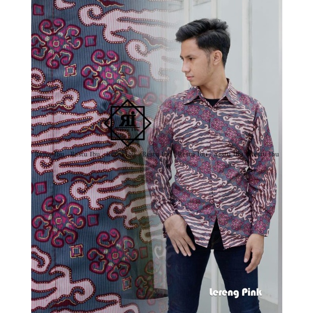 KEMEJA BATIK COWOK KEMEJA LENGAN PANJANG