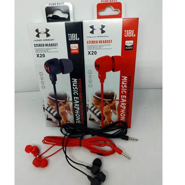 HEADSET JBL X20 PURE BASS