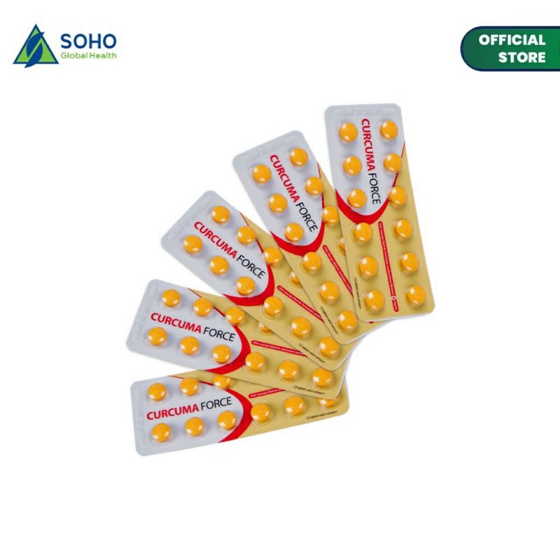 CURCUMA FORCE /VITAMIN CURCUMA/CURCUMA TABLET /SOHO/NAFSU MAKAN