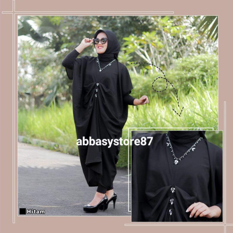 kaftan mewah elegan payet 2022 kaftan lebaran payet 2022 outer kaftan kondangan kaftan terbaru payet