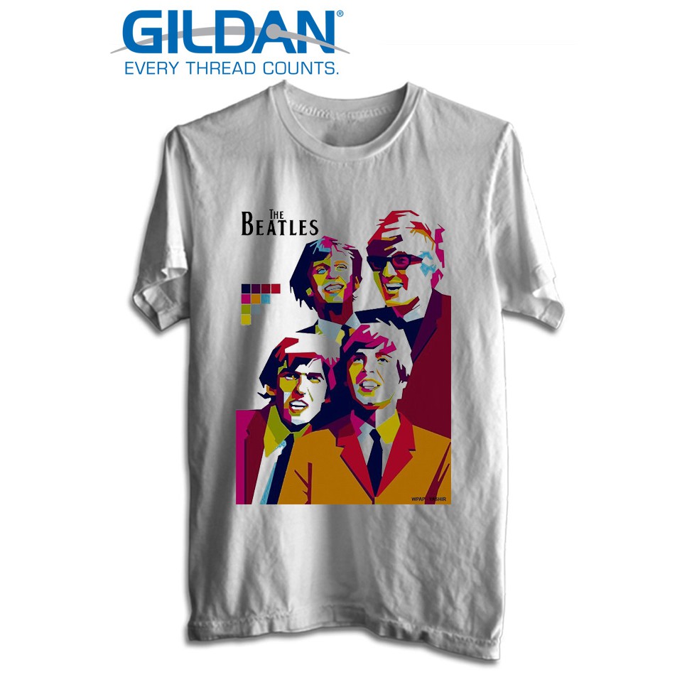 KAOS BAND THE BEATLES TSHIRT ORIGINAL GILDAN SOFTSTYLE 07