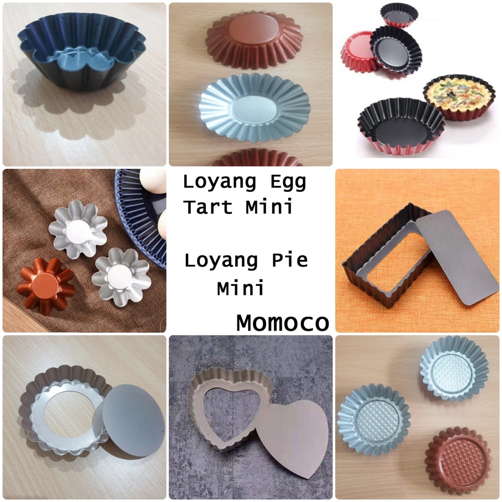Cetakan Loyang EggTart Mini Pie Susu Kue Cake Egg Tart Pie Loyang Kue