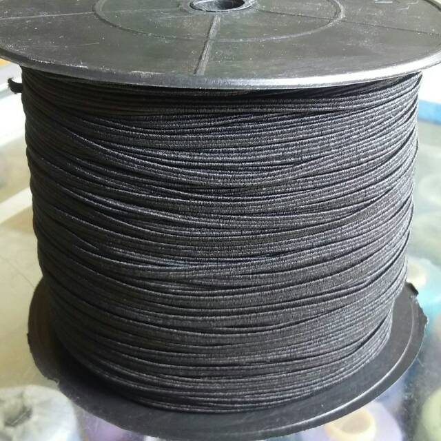 Paling Murah Ready Stock Tali Karet Masker 3mm Hitam y9m5o93iVwlmqM