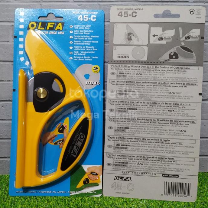 

Pisau Pemotong Karpet Carpet Cutter 45-C Olfa Termurah