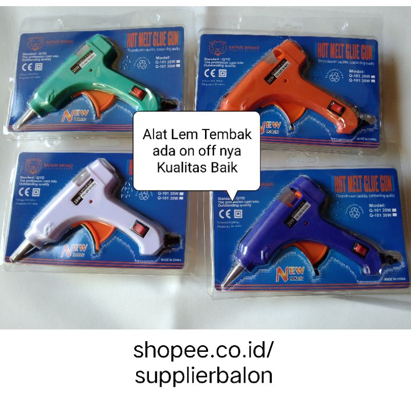 Jual Alat Lem Tembak Glue Gun On Off Alat Kerajinan Tangan Diy