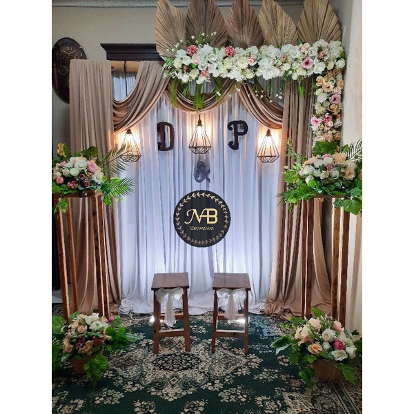 Sewa Backdrop Lamaran / Akad / Pemberkatan