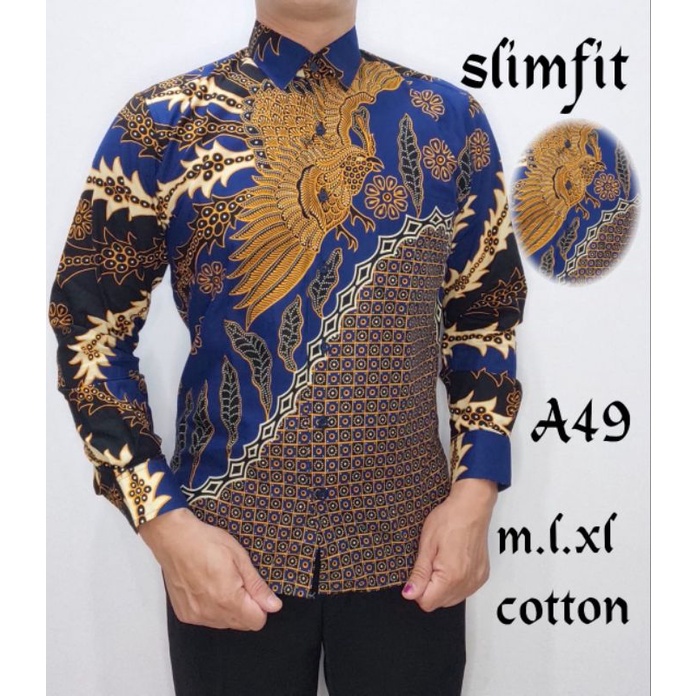 VIO ROLDAN Kemeja Batik Slim Fit Premium A49