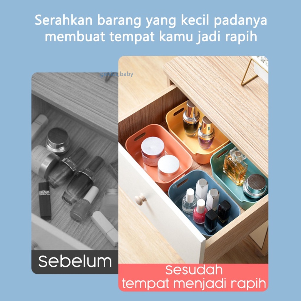 Genius Bala Storage Box / Box penyimpanan / Keranjang plastik Serbaguna Kapasitas Besar / Tempat Penyimpanan Mutifungsi