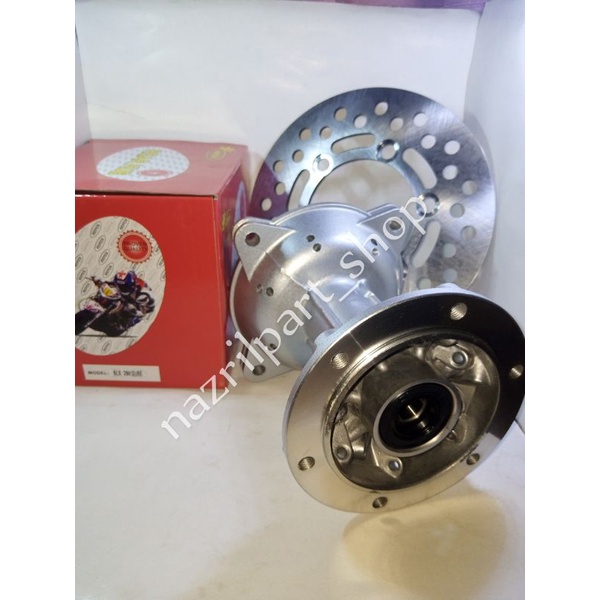 tromol belakang klx 150 hole 28 + laher + piringan cakram