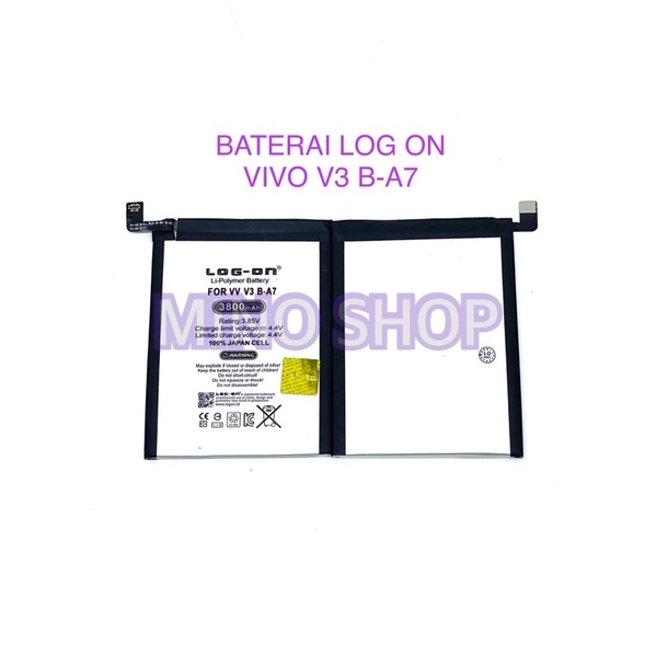 BATERAI VIVO V3 B-A7 BA7 - LOG ON DOUBLE POWER BATRE BATERY