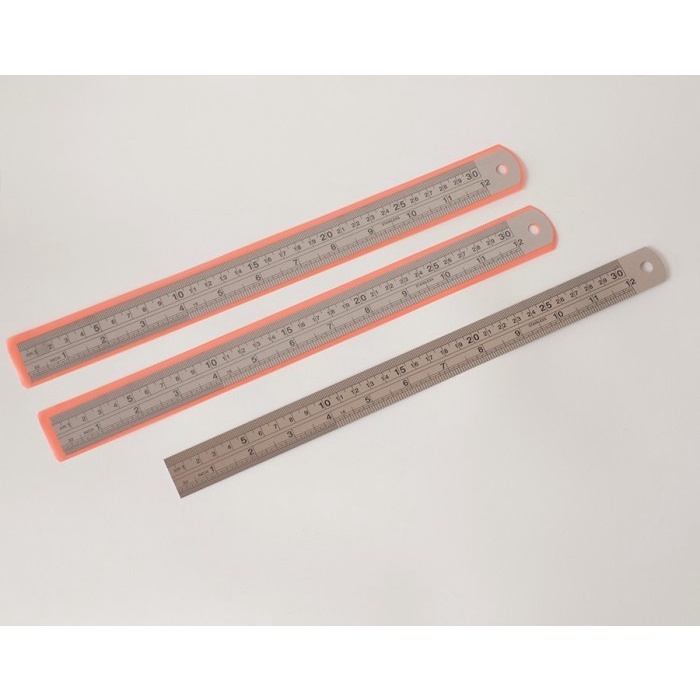 

SJS Penggaris Besi MICROTOP 30 cm / Metal Ruler / Pengukur / Garisan