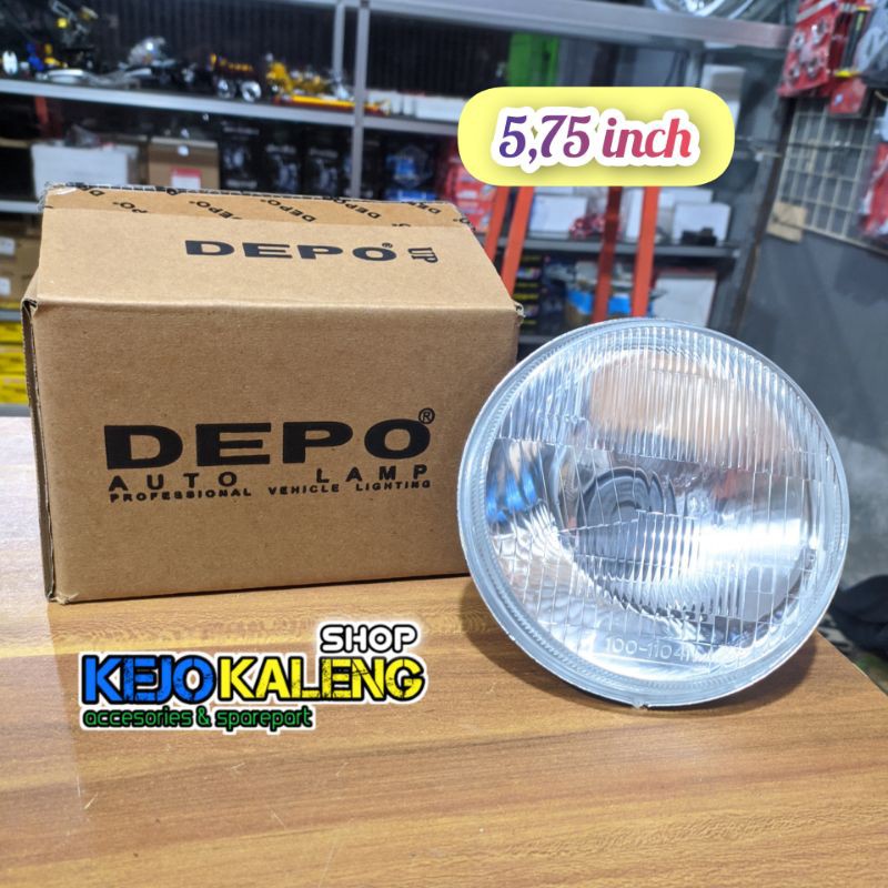 LAMPU REFLEKTOR DEPO DIAMETER 5,75 INCH PNP LAMPU JUTE,LAMPU PESEK,LAMPU SUPER PESEK