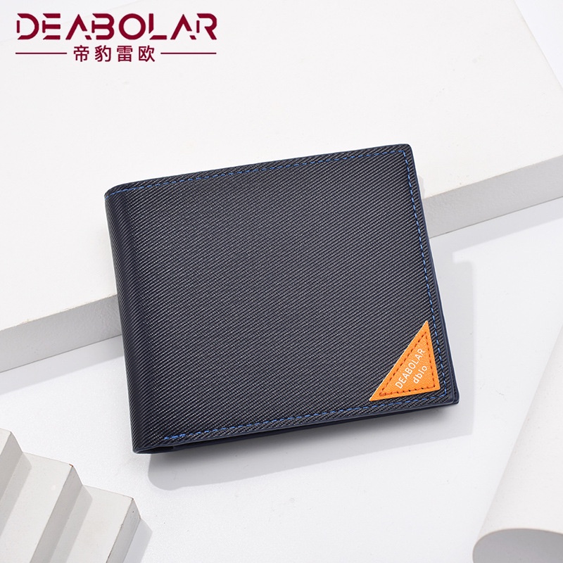 DOMPET LIPAT PRIA KULIT PREMIUM DEABOLAR HITAM DIOGO WA444N1 ORIGINAL COWOK IMPORT KEREN SLOT KARTU MURAH LAKI SIMPLE KEKINIAN TIPIS UANG BATAM DISTRO