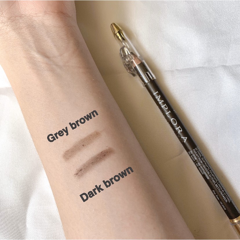 IMPLORA Eyebrow / Soft Brow Pencil Waterproof Pensil Alis Sikat Original BPOM