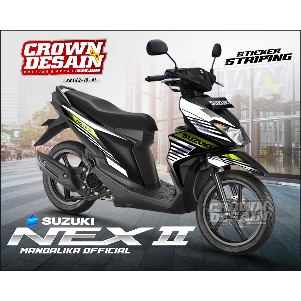 STRIPING SUZUKI NEX2 - CUSTOM STIKER - STIKER SUZUKI NEX2 - SEMIFULL