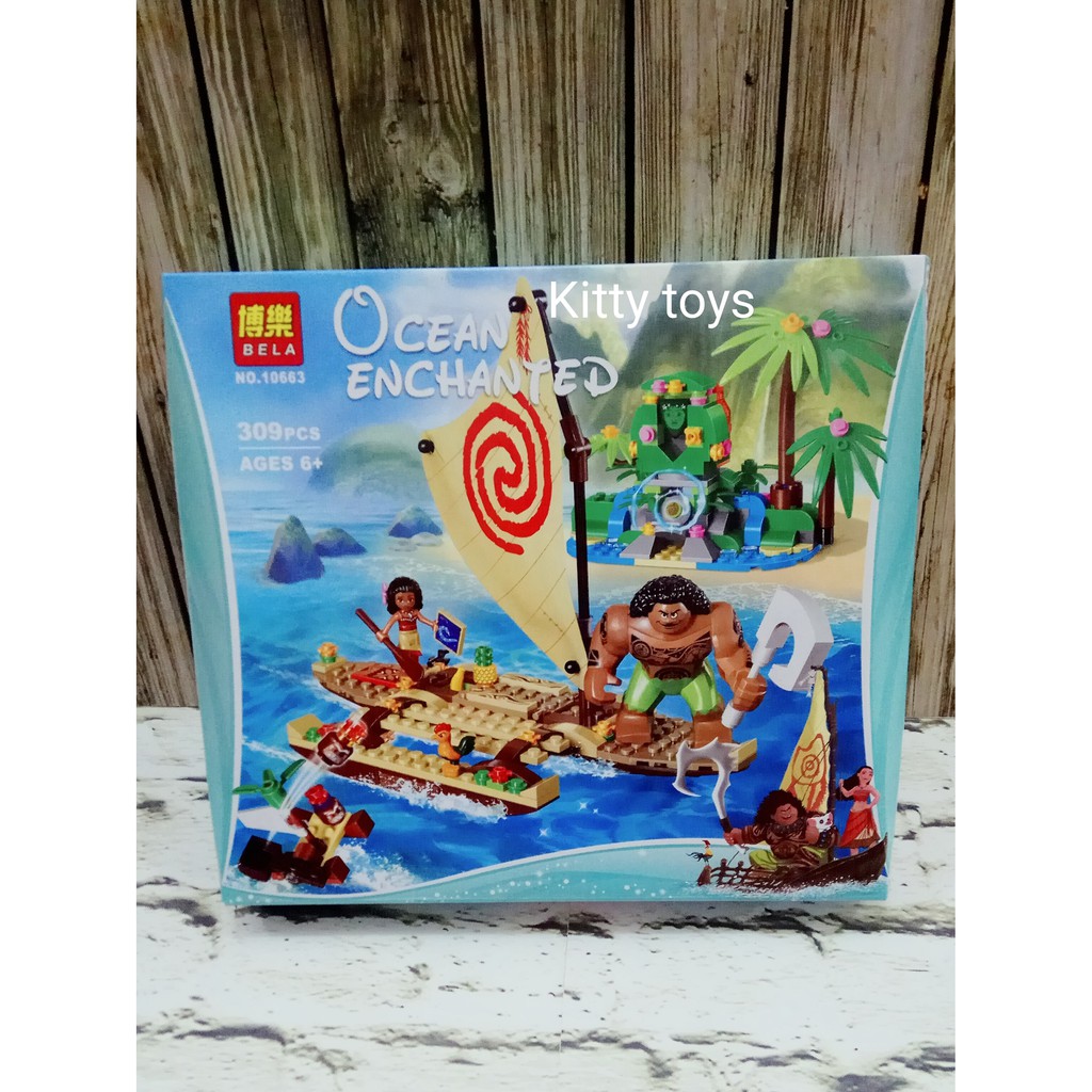 mainan anak perempuan lego princess moana lego bela ocean echanted