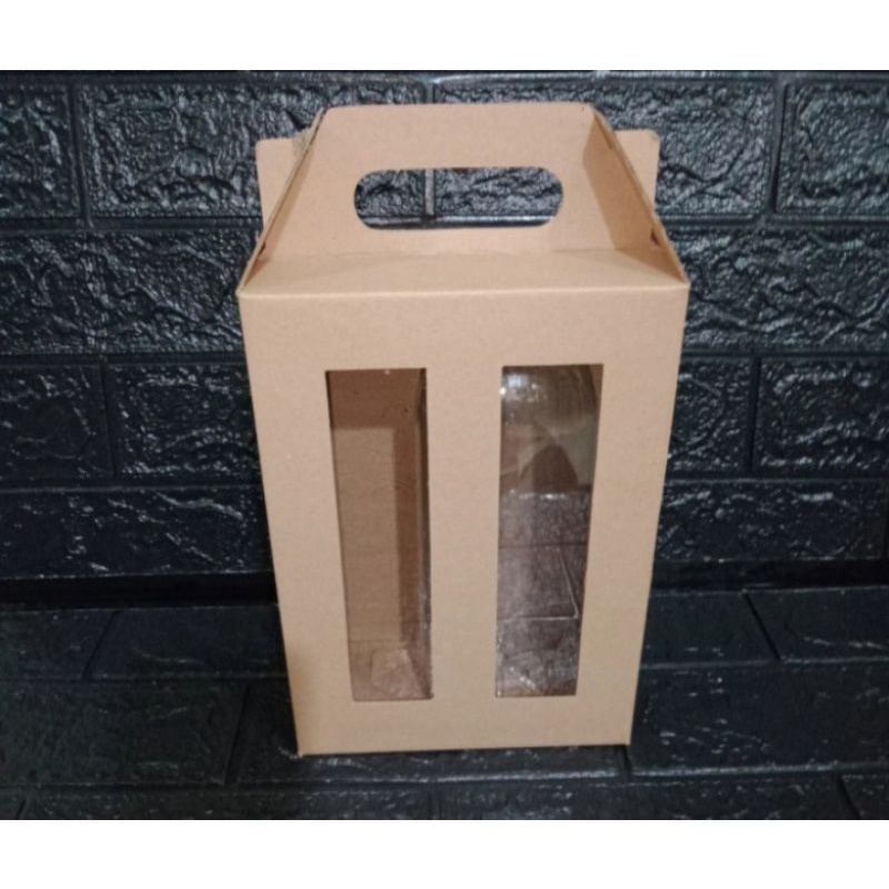 box handel botol 1 liter isi 2 pcs jual per 10 cm