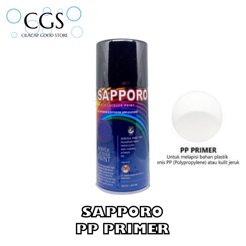 PLASTIK PRIMER SAPPORO 300ml - plastic primer sapporo - pp primer sapporo - sapporo plastik primer c