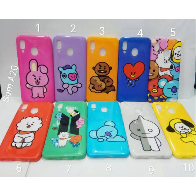 Silicone case korean BTS Samsung A20 2019