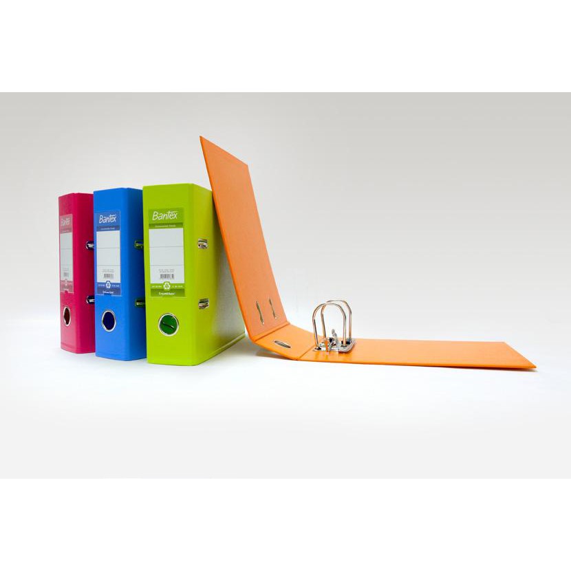 

[Zada] Bantex Lever Arch File Ordner PP A5 Kwitansi 7cm Modern Colours #1453