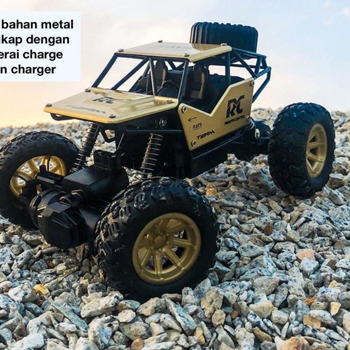 Terbaru Rc Remote Mainan Mobil Remote Control Rock RC Crawler Offroad Alloy ,,